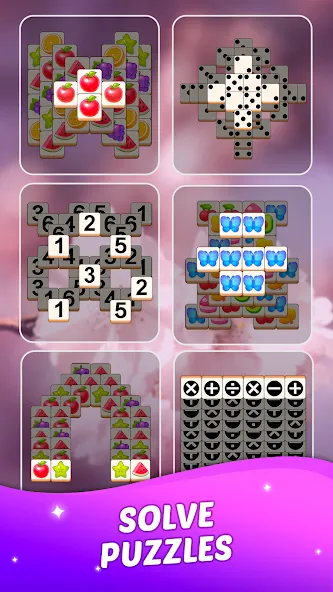 Match Tile Scenery (Матч Тайл Сценери) [МОД: Меню, Бесконечные монеты и Открытые уровни] Screenshot 3