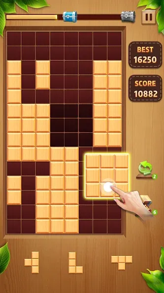 Wood Block Classic (Вуд Блок Классик) [МОД: Все открыто, Дополнительные деньги и Меню MOD] Screenshot 5