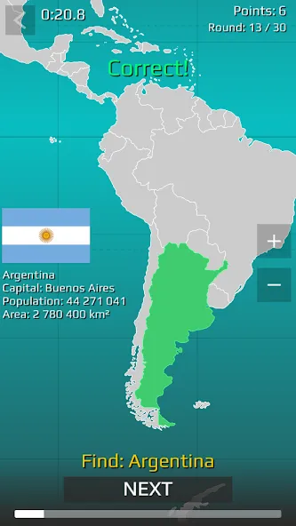 World Map Quiz [МОД: Меню, Бесконечные монеты и Открытые уровни] Screenshot 1