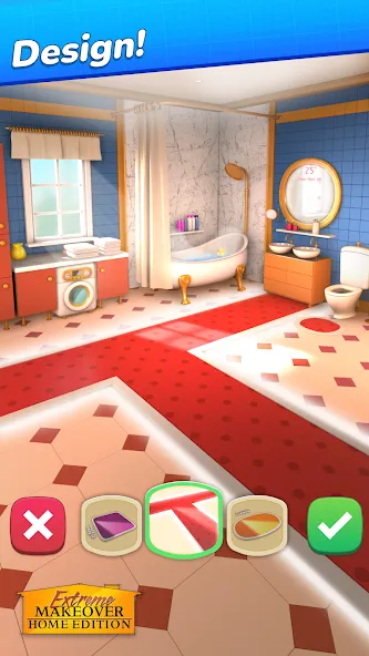 Extreme Makeover: Home Edition (Экстриммакеовер) [МОД: Все открыто, Дополнительные деньги и Меню MOD] Screenshot 2