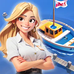 Скачать Idle Seafood Market -Tycoon (Айдл Сифуд Маркет) [МОД: Меню, Бесконечные монеты и Открытые уровни] | Взлом Idle Seafood Market -Tycoon на Андроид