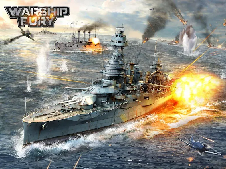 Warship Fury [МОД: Деньги, Монеты и Меню MOD] Screenshot 5