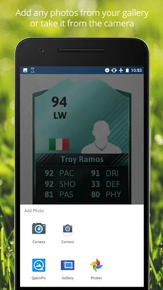 FUT Card Creator 23 (ФУТ Кард Криэйтор 23) [МОД: Бесконечные деньги, Монеты и Мега MOD] Screenshot 5