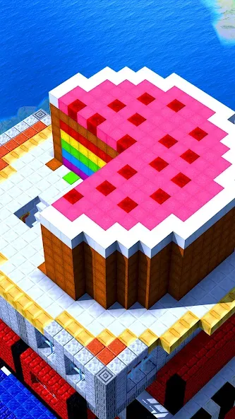 Tower Craft - Block Building (Тауэр Крафт) [МОД: Много монет, Открытые уровни и Мега MOD] Screenshot 1