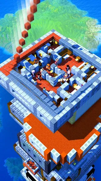 Tower Craft - Block Building (Тауэр Крафт) [МОД: Много монет, Открытые уровни и Мега MOD] Screenshot 2