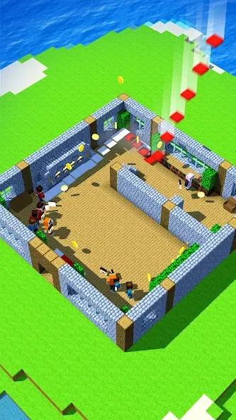 Tower Craft - Block Building (Тауэр Крафт) [МОД: Много монет, Открытые уровни и Мега MOD] Screenshot 4