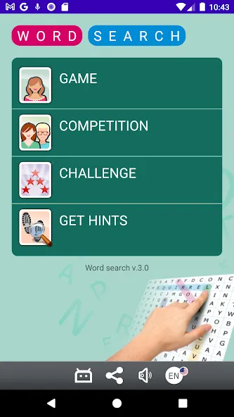 Word search (Сопа де летрас) [МОД: Много монет, Открытые уровни и Мега MOD] Screenshot 1