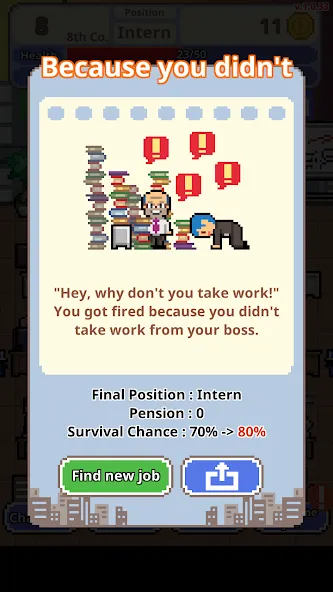 Don't get fired! [МОД: Все открыто, Дополнительные деньги и Меню MOD] Screenshot 3
