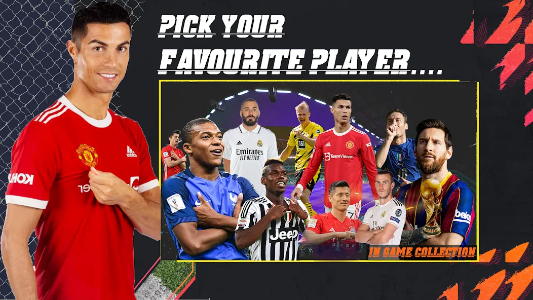 Football Champion Soccer Kick (Футбольный чемпион удар по мячу) [МОД: Все открыто, Дополнительные деньги и Меню MOD] Screenshot 3