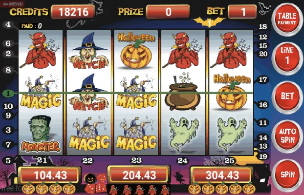 Slot Machine Halloween Lite (Слот машина Хэллоуин Лайт) [МОД: Все открыто, Дополнительные деньги и Меню MOD] Screenshot 2