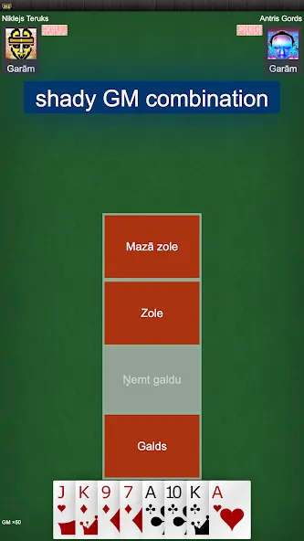 Latvian card game: RaccoonZole [МОД: Бесконечные деньги, Монеты и Мега MOD] Screenshot 3