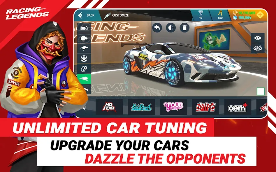 Racing Legends Funzy (Расинг Легендс Фанзи) [МОД: Меню, Бесконечные монеты и Открытые уровни] Screenshot 3