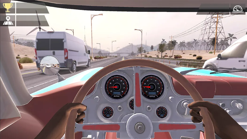 Racing Traffic Car Speed [МОД: Бесконечные деньги, Монеты и Мега MOD] Screenshot 4