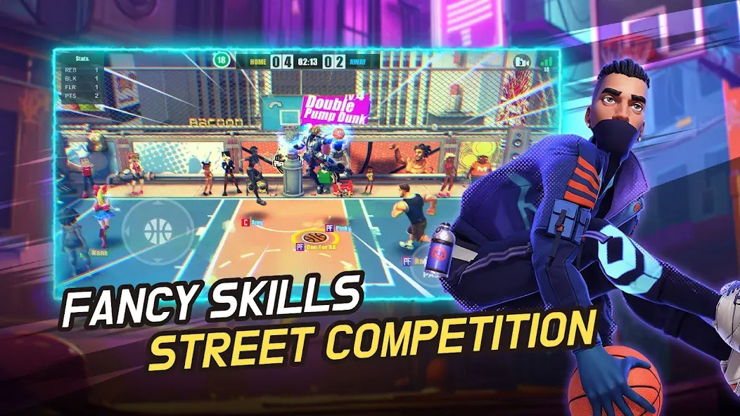 Streetball Allstar (тритбол Оллстар) [МОД: Деньги, Монеты и Меню MOD] Screenshot 3