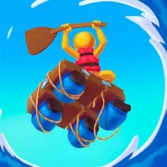 Скачать Raft Racing (ДИУАфтинг) [МОД: Бесконечные деньги, Монеты и Мега MOD] | Взлом Raft Racing на Андроид