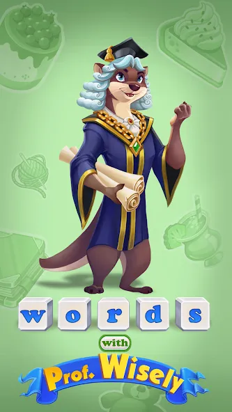 Words with Prof. Wisely [МОД: Много денег, Монет и Все открыто] Screenshot 5