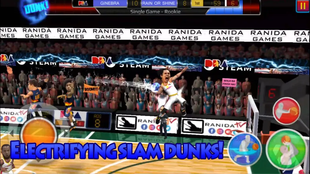 Basketball Slam! (Баскетбол Слэм) [МОД: Меню, Бесконечные монеты и Открытые уровни] Screenshot 2