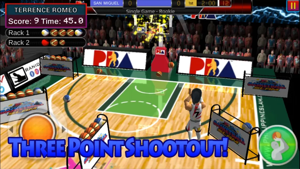 Basketball Slam! (Баскетбол Слэм) [МОД: Меню, Бесконечные монеты и Открытые уровни] Screenshot 3
