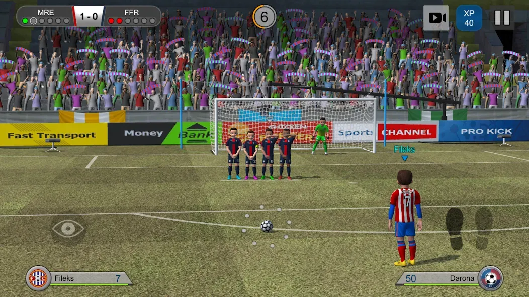 Pro Kick Soccer (Про Кик Сокер) [МОД: Бесконечные деньги, Монеты и Мега MOD] Screenshot 2