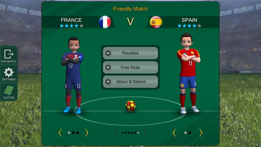 Pro Kick Soccer (Про Кик Сокер) [МОД: Бесконечные деньги, Монеты и Мега MOD] Screenshot 3
