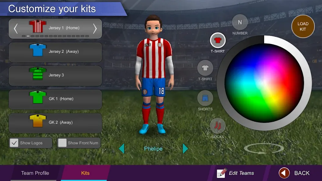 Pro League Soccer (Про лига футбола) [МОД: Бесконечные деньги, Монеты и Мега MOD] Screenshot 3