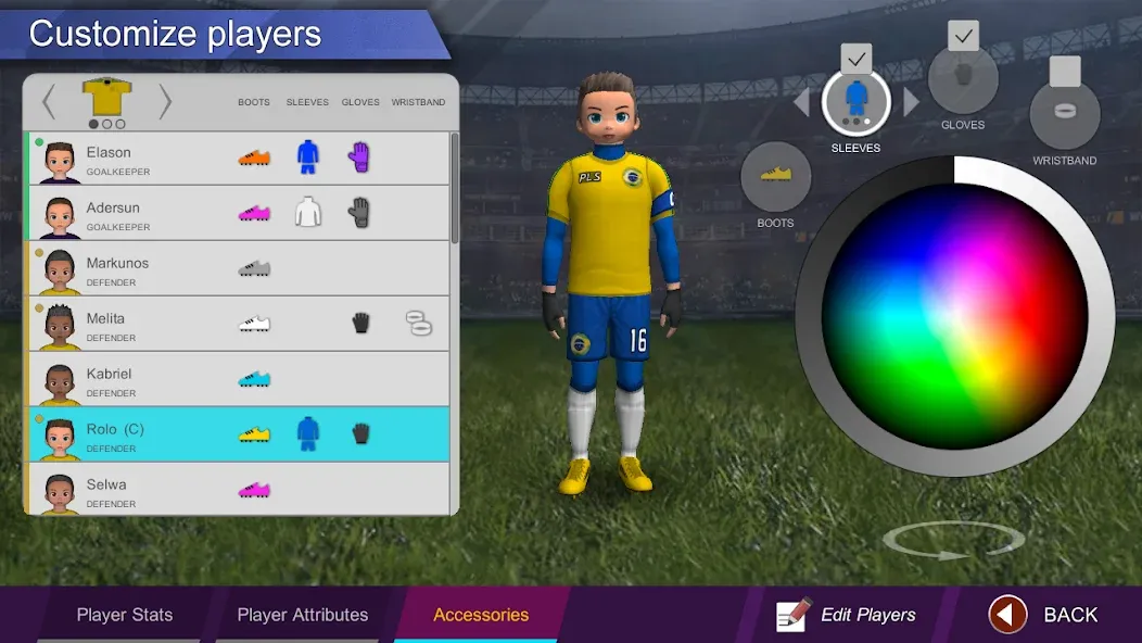 Pro League Soccer (Про лига футбола) [МОД: Бесконечные деньги, Монеты и Мега MOD] Screenshot 4
