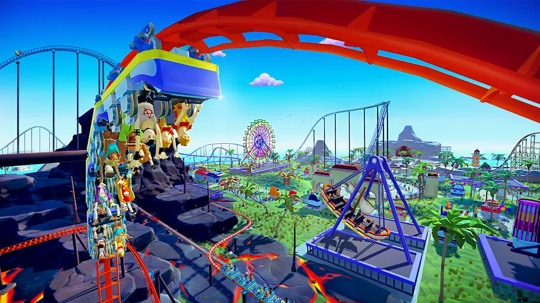 Real Coaster: Idle Game (Реал Коастер) [МОД: Бесконечные деньги, Монеты и Мега MOD] Screenshot 1
