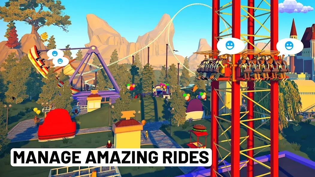 Real Coaster: Idle Game (Реал Коастер) [МОД: Бесконечные деньги, Монеты и Мега MOD] Screenshot 2