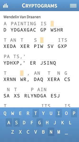 Cryptograms · Decrypt Quotes [МОД: Много монет, Открытые уровни и Мега MOD] Screenshot 1