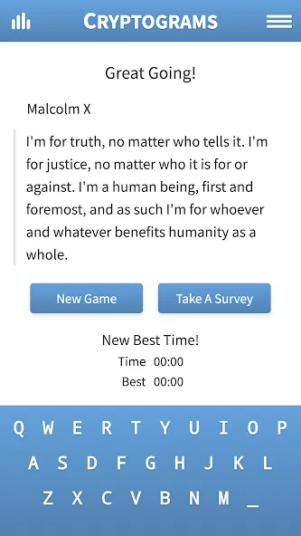 Cryptograms · Decrypt Quotes [МОД: Много монет, Открытые уровни и Мега MOD] Screenshot 3