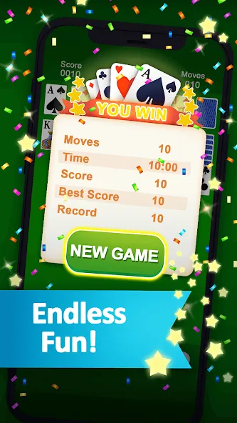 Solitaire [МОД: Бесконечные деньги, Монеты и Мега MOD] Screenshot 4