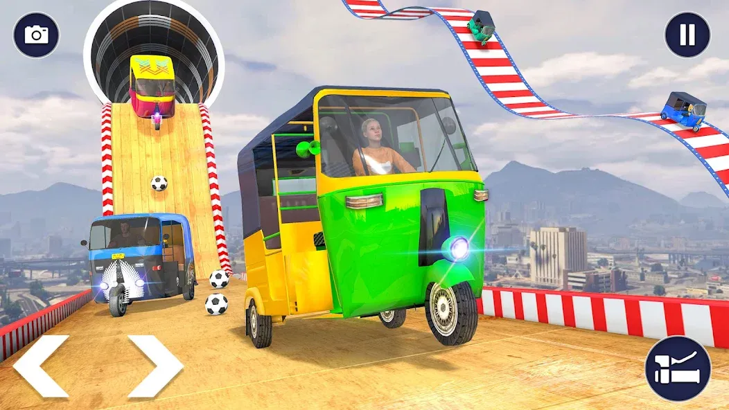Tuk Tuk Auto Rickshaw Games 3D (Тук Тук Автомобильные рикши игры 3D) [МОД: Деньги, Монеты и Меню MOD] Screenshot 2