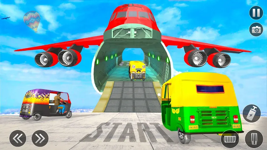 Tuk Tuk Auto Rickshaw Games 3D (Тук Тук Автомобильные рикши игры 3D) [МОД: Деньги, Монеты и Меню MOD] Screenshot 3