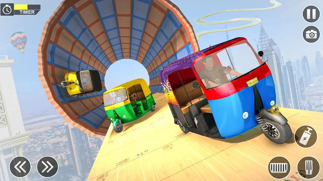 Tuk Tuk Auto Rickshaw Games 3D (Тук Тук Автомобильные рикши игры 3D) [МОД: Деньги, Монеты и Меню MOD] Screenshot 4