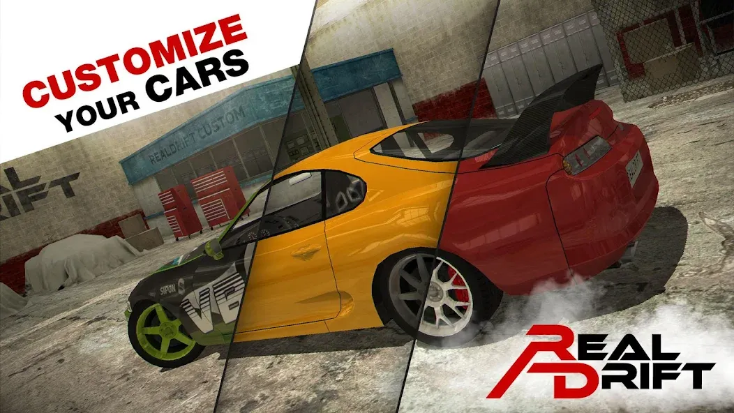 Real Drift Car Racing Lite (Реал дрифт кар рейсинг лайт) [МОД: Все открыто, Дополнительные деньги и Меню MOD] Screenshot 3
