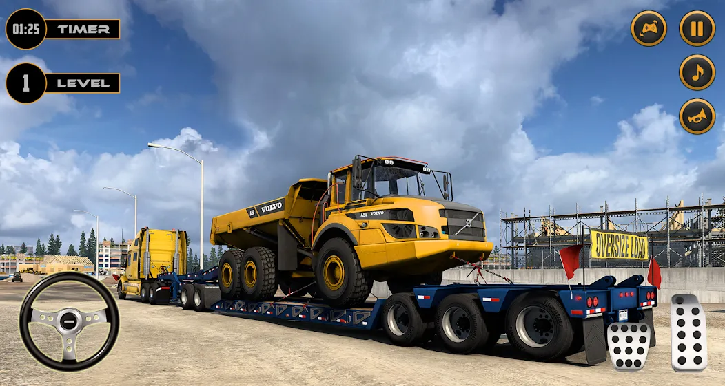 Real Excavator Simulator Games (Джей Си Би) [МОД: Меню, Бесконечные монеты и Открытые уровни] Screenshot 4