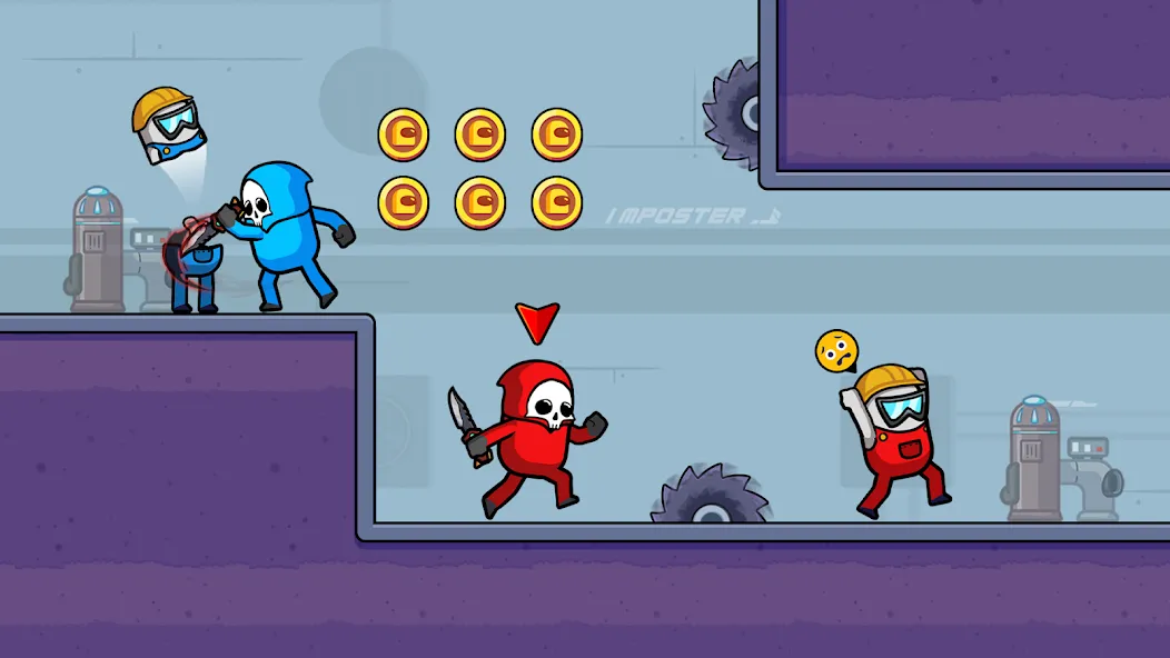 We're Impostors: Kill Together [МОД: Бесконечные деньги, Монеты и Мега MOD] Screenshot 4