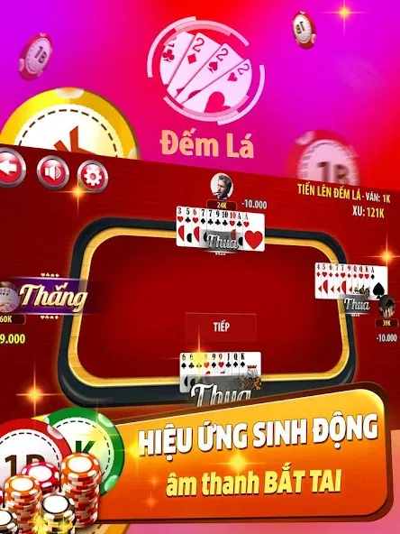 Tiến Lên Đếm Lá - Tien Len [МОД: Бесконечные деньги, Монеты и Мега MOD] Screenshot 4