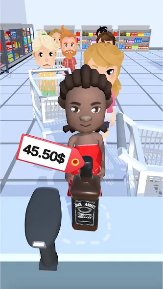 Hypermarket 3D (Хайпермаркет 3D) [МОД: Много денег, Монет и Все открыто] Screenshot 1