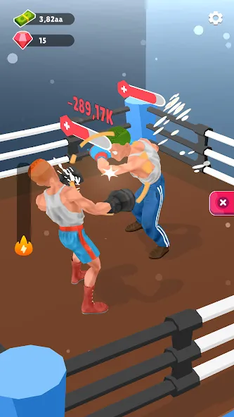 Tap Punch - 3D Boxing (Тап Панч) [МОД: Все открыто, Дополнительные деньги и Меню MOD] Screenshot 2