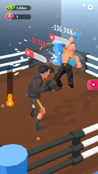 Tap Punch - 3D Boxing (Тап Панч) [МОД: Все открыто, Дополнительные деньги и Меню MOD] Screenshot 4
