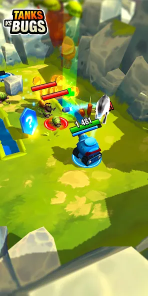 Tanks vs Bugs (Танки против жуков) [МОД: Бесконечные деньги, Монеты и Мега MOD] Screenshot 2