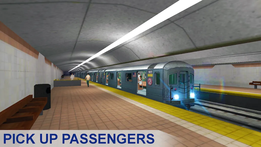 Subway Train Simulator [МОД: Деньги, Монеты и Меню MOD] Screenshot 2