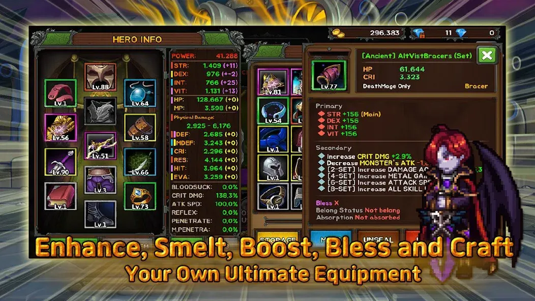 Bless & Magic: Idle RPG game [МОД: Все открыто, Дополнительные деньги и Меню MOD] Screenshot 1