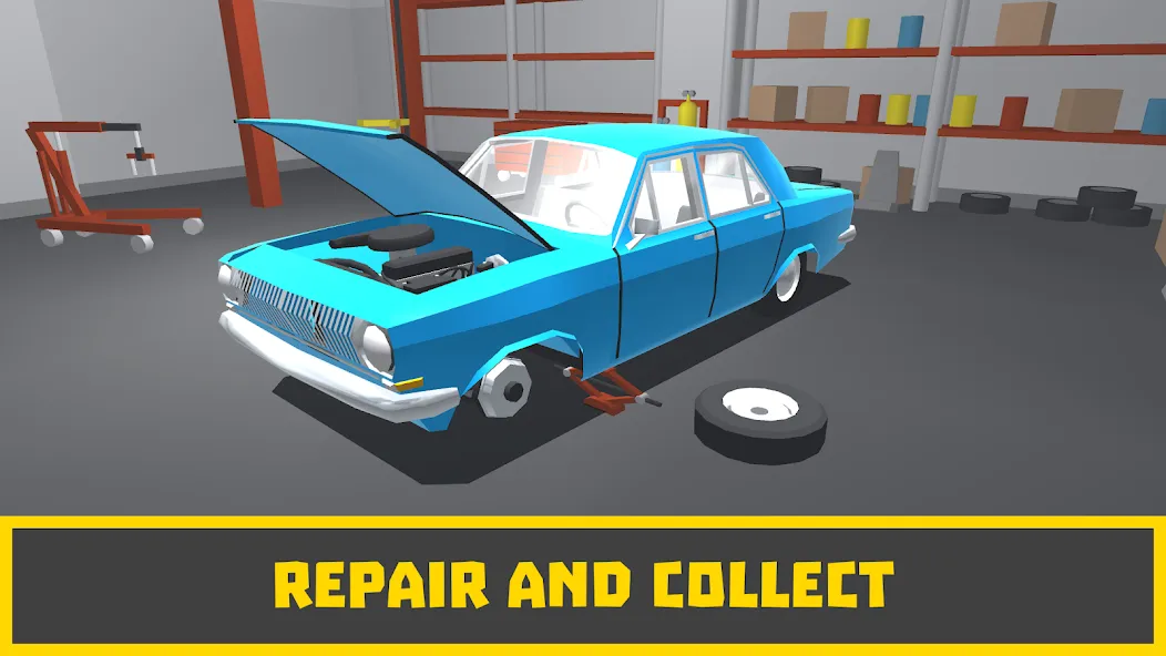Retro Garage - Car Mechanic [МОД: Много денег, Монет и Все открыто] Screenshot 1