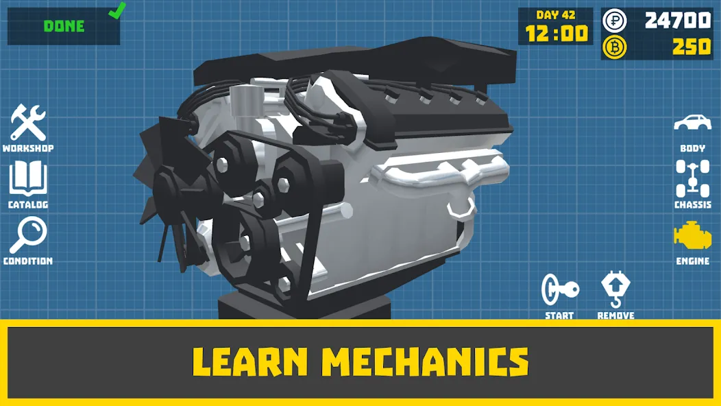 Retro Garage - Car Mechanic [МОД: Много денег, Монет и Все открыто] Screenshot 4