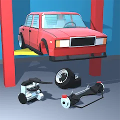 Скачать Retro Garage - Car Mechanic [МОД: Много денег, Монет и Все открыто] | Взлом Retro Garage - Car Mechanic на Андроид
