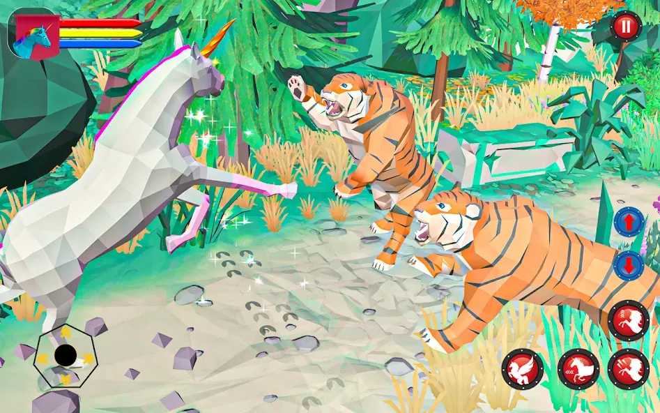 Flying Unicorn Pegasus Games [МОД: Все открыто, Дополнительные деньги и Меню MOD] Screenshot 3