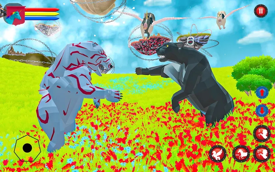 Flying Unicorn Pegasus Games [МОД: Все открыто, Дополнительные деньги и Меню MOD] Screenshot 4