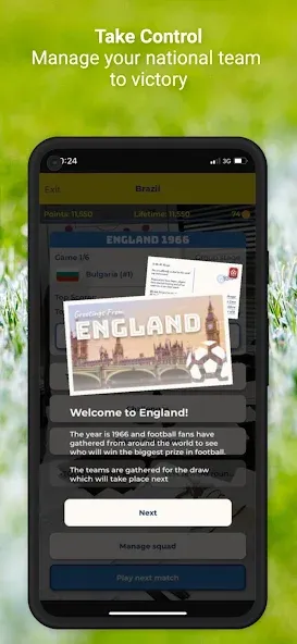International Football Manager (Интернациональный футбольный менеджер) [МОД: Деньги, Монеты и Меню MOD] Screenshot 4